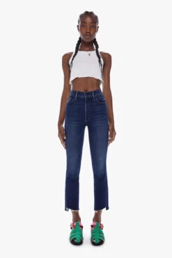 The Insider Crop Step Fray Movin' On Up