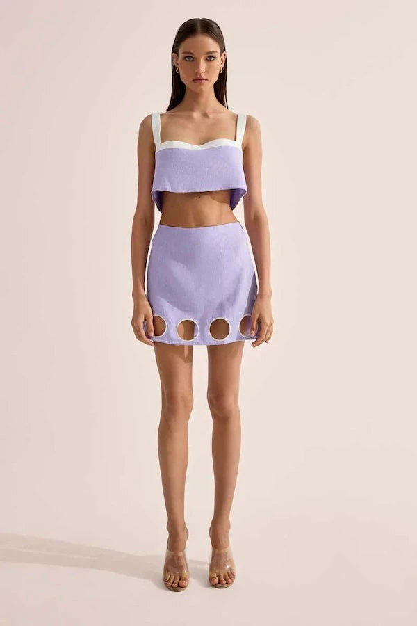 Twiggy Crop Top Periwinkle 5 Twiggy Crop Top Periwinkle - Image 3