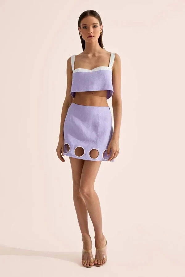 Twiggy Crop Top Periwinkle 3 Twiggy Crop Top Periwinkle