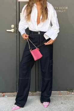 The Contrast Stitch Cargo Pant Indigo -Faithfull The Brand || Commando || Rebecca Vallance Shop 13 2048x2048 a01ab1b4 72a0 49cb babd 85136faa07c6