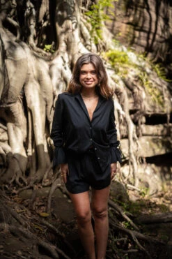 Open Neck Blouse Black -Faithfull The Brand || Commando || Rebecca Vallance Shop 1H3A9260 c955bb6d f468 419a 9a79 dd85d10c412c