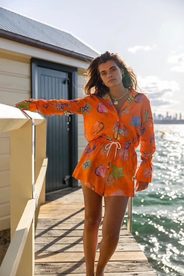 Open Neck Blouse Thalassa 3 Open Neck Blouse Thalassa