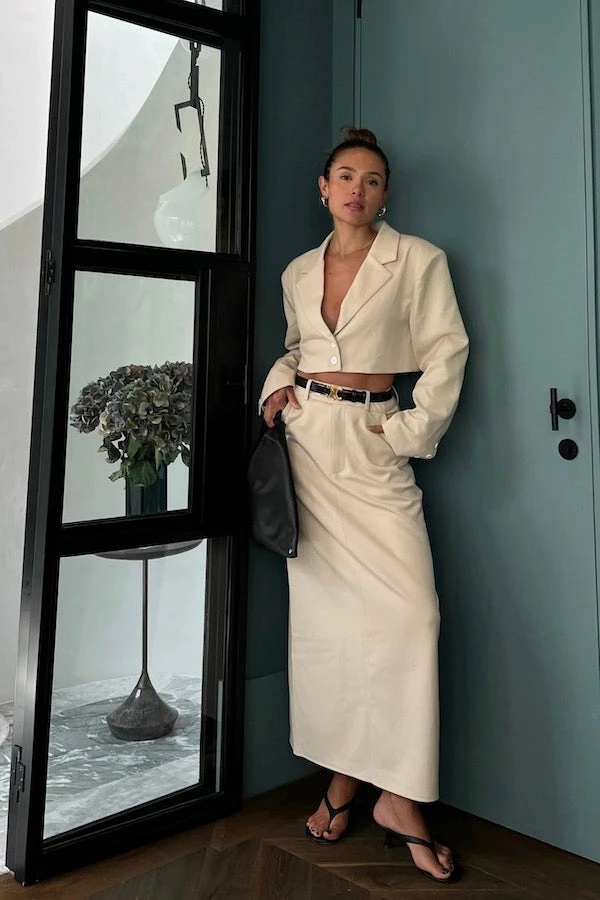 The Crop Blazer Beige 9 The Crop Blazer Beige - Image 7