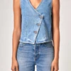 Denim Vest Light Vintage Indigo