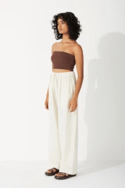 Organic Cotton Blend Knit Bandeau Chocolate -Faithfull The Brand || Commando || Rebecca Vallance Shop 1 74488526 0c5f 4447 930f 85cdc99561b7