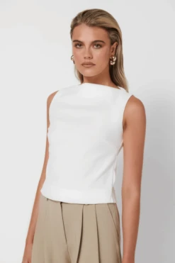 Verona Top White -Faithfull The Brand || Commando || Rebecca Vallance Shop 1 892b496f 9cbb 4a51 bb27 370aa4bc682b