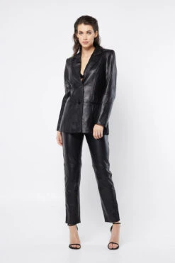 Reliance Leather Blazer