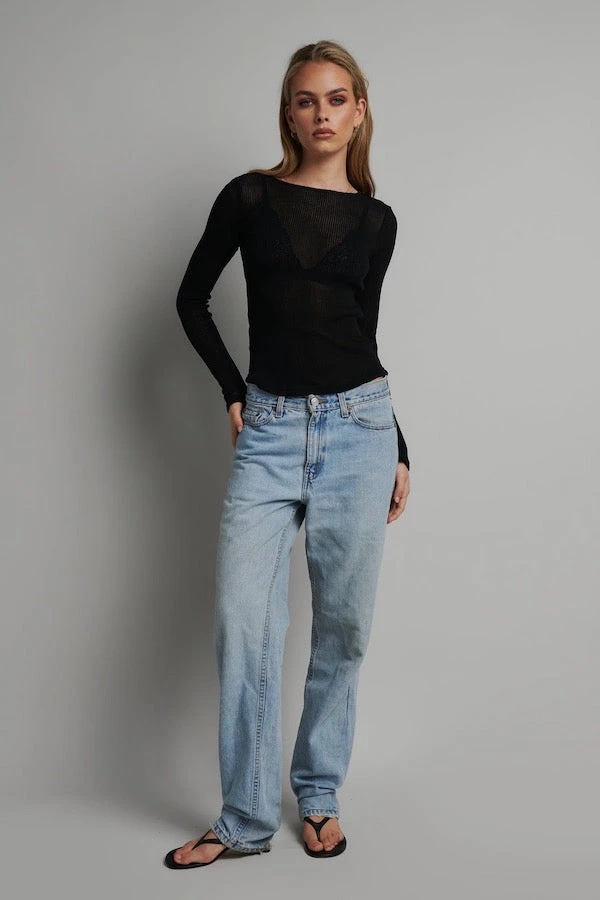 Myles Crew Neck Top Black 4 Myles Crew Neck Top Black - Image 2