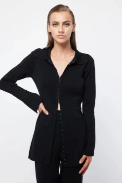 Detour Knit Top Black