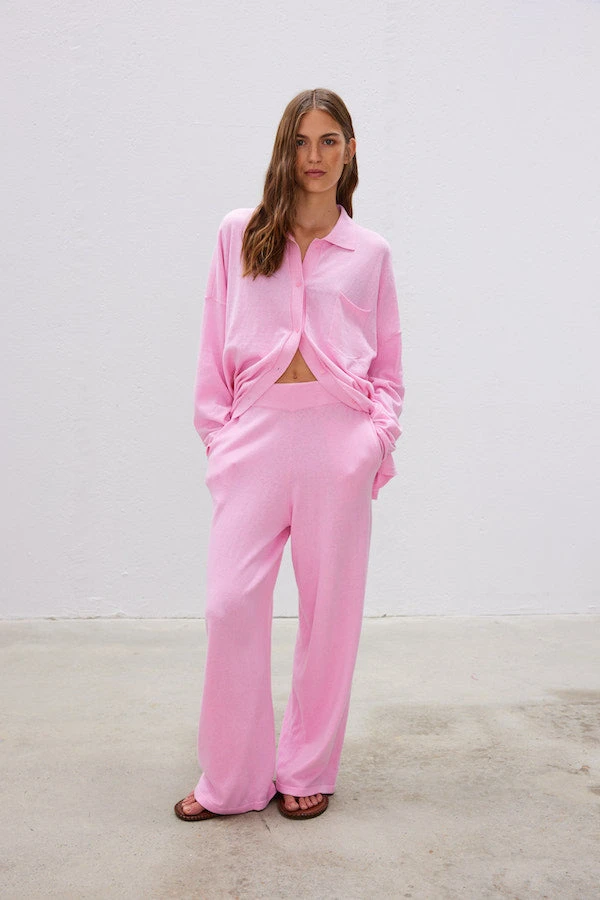 Carmen Knit Shirt Ultra Pink 4 Carmen Knit Shirt Ultra Pink - Image 2