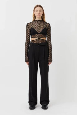 Camellia High Waisted Pant -Faithfull The Brand || Commando || Rebecca Vallance Shop 34 I2T60516 EROSLONGSLEEVEBODYSUIT BLACK 0398 640x960 2xcopy