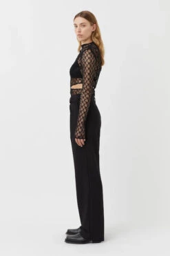 Camellia High Waisted Pant -Faithfull The Brand || Commando || Rebecca Vallance Shop 34 I2T60516 EROSLONGSLEEVEBODYSUIT BLACK 0400 640x960 2xcopy