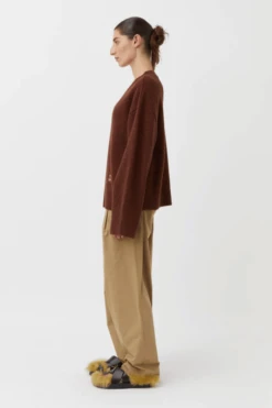 Bauer V Neck Sweater -Faithfull The Brand || Commando || Rebecca Vallance Shop 3 13d35d12 1366 4de6 b6bf 712266108a44