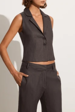 Faithfull The Brand Gabriel Top Charcoal