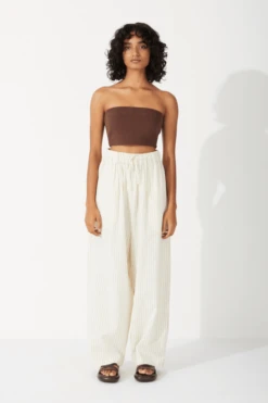 Organic Cotton Blend Knit Bandeau Chocolate -Faithfull The Brand || Commando || Rebecca Vallance Shop 3 b36fef64 1468 4846 bd7f 709ecf37c0ea