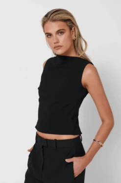 Verona Top Black -Faithfull The Brand || Commando || Rebecca Vallance Shop 3 e2fd5879 5f69 403f 9477 392b33b8b78e