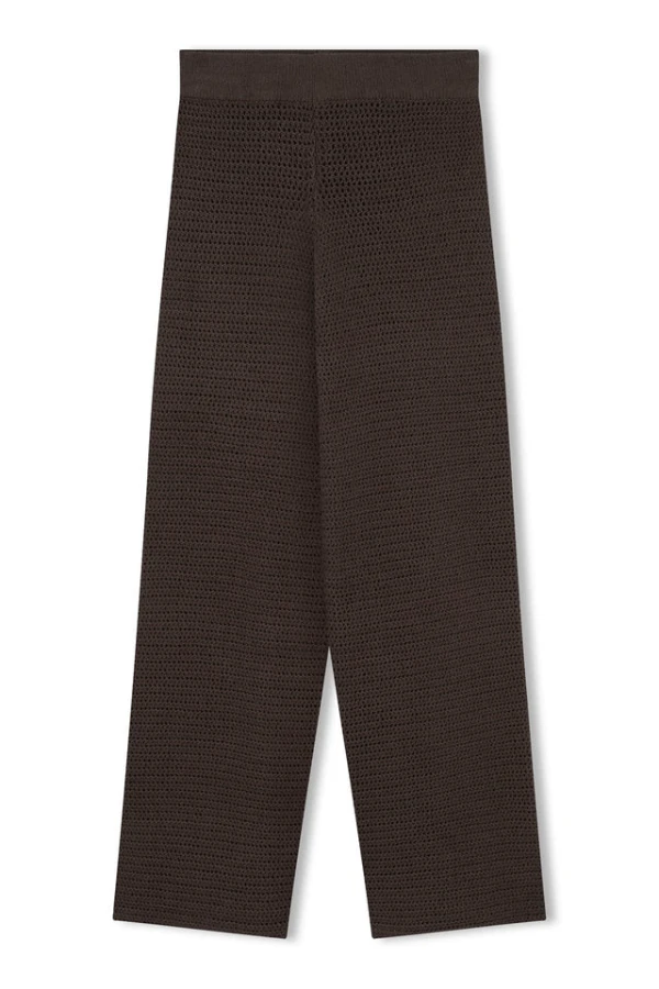 Charcoal Cotton Crochet Pant 11 Charcoal Cotton Crochet Pant - Image 9