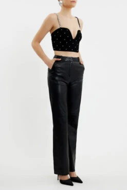 Rebecca Vallance After Hours Top -Faithfull The Brand || Commando || Rebecca Vallance Shop AFTER HOURS TOP 2302 2498 BLACK 0676 SIDE webres 96435