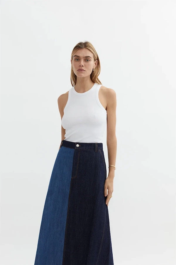 Quinn Maxi Skirt Denim 5 Quinn Maxi Skirt Denim - Image 3