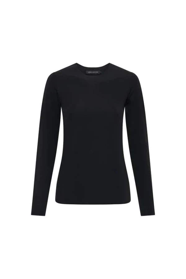 Ambra Long Sleeve Top Black 7 Ambra Long Sleeve Top Black - Image 5