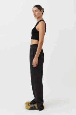 Aldo Pant Black -Faithfull The Brand || Commando || Rebecca Vallance Shop C M CAMILLA AND MARC Janis knit crop top black 2 640x960 a89890ba fc08 43d0 b3d1 591ae9ee8292