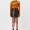 Nemesia Long Sleeve Top Burnt Orange