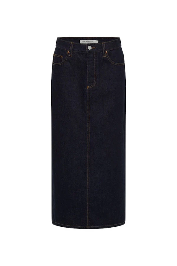 Renni Midi Skirt Indigo 8 Renni Midi Skirt Indigo - Image 6