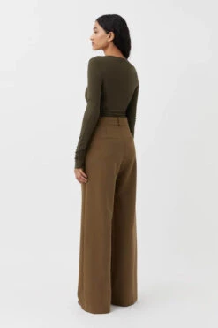 Cicely Trouser 12 Cicely Trouser -Faithfull The Brand || Commando || Rebecca Vallance Shop C M CAMILLA AND MARC cicely trouser dark mustard brown 3 640x960copy