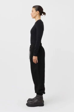 Lupine Pant 8 Lupine Pant -Faithfull The Brand || Commando || Rebecca Vallance Shop C M CAMILLA AND MARC lupine boucle tracksuit track pant black 2 640x960copy