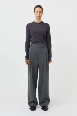 Orla Tailored Pant 13 Orla Tailored Pant -Faithfull The Brand || Commando || Rebecca Vallance Shop C M CAMILLA AND MARC orla high waisted tailored pant grey 1 640x960copy