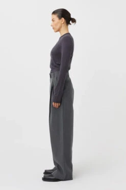 Orla Tailored Pant 14 Orla Tailored Pant -Faithfull The Brand || Commando || Rebecca Vallance Shop C M CAMILLA AND MARC orla high waisted tailored pant grey 2 640x960copy