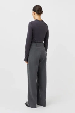 Orla Tailored Pant 15 Orla Tailored Pant -Faithfull The Brand || Commando || Rebecca Vallance Shop C M CAMILLA AND MARC orla high waisted tailored pant grey 3 640x960copy
