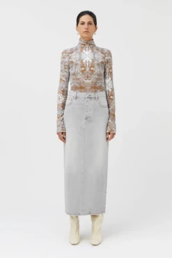 Rennie Maxi Skirt Ash Grey