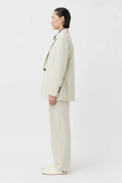 Bristol Blazer -Faithfull The Brand || Commando || Rebecca Vallance Shop C M Camilla and marc Bristol Blazer jacket Cream white 2 640x960copy