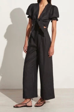 Faithfull The Brand Jamais Top Black -Faithfull The Brand || Commando || Rebecca Vallance Shop FF1410 BLK 2