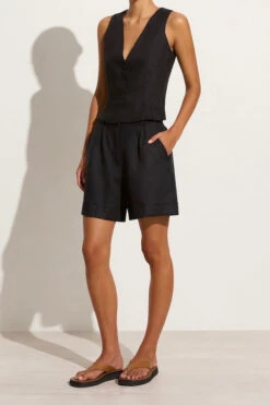 Faithfull The Brand Salome Top Black -Faithfull The Brand || Commando || Rebecca Vallance Shop FF1500 BLK 2