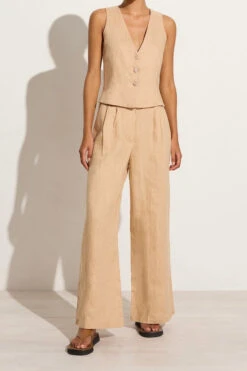 Faithfull The Brand Circa Pants Wheat -Faithfull The Brand || Commando || Rebecca Vallance Shop FF2307 WHE 1