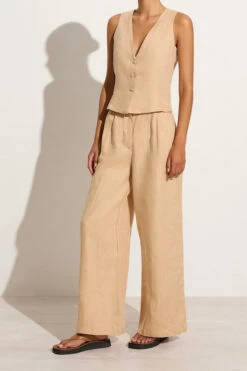 Faithfull The Brand Circa Pants Wheat -Faithfull The Brand || Commando || Rebecca Vallance Shop FF2307 WHE 2