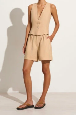 Faithfull The Brand Salome Top Wheat -Faithfull The Brand || Commando || Rebecca Vallance Shop FF2541 WHE 2