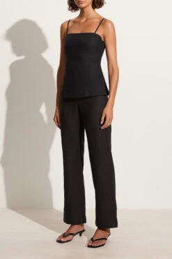 Faithfull The Brand Rossio Pants Black -Faithfull The Brand || Commando || Rebecca Vallance Shop FF2647 BLK 2