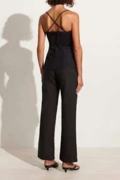Faithfull The Brand Rossio Pants Black -Faithfull The Brand || Commando || Rebecca Vallance Shop FF2647 BLK 4