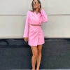 Bare Minimum Blazer Dress Pink 2 Bare Minimum Blazer Dress Pink -Faithfull The Brand || Commando || Rebecca Vallance Shop Facetune 22 08 2023 15 44 592