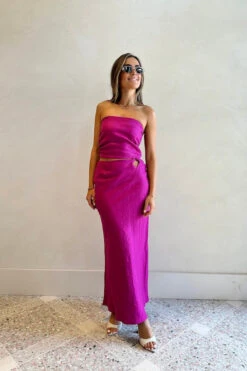 Faithfull The Brand Praiyah Bodice Magenta