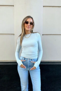 The Brooklyn Top Light Blue