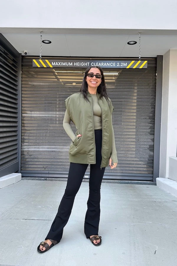 The Brooklyn Top Khaki 4 The Brooklyn Top Khaki - Image 2