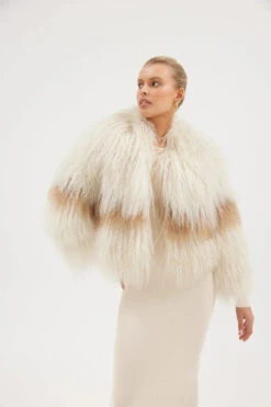 Georgina Jacket Oatmeal/Tan