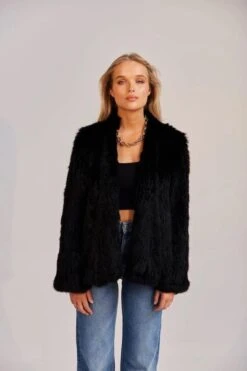 Valencia Fur Jacket Black -Faithfull The Brand || Commando || Rebecca Vallance Shop HRK 0465 1512xcopy