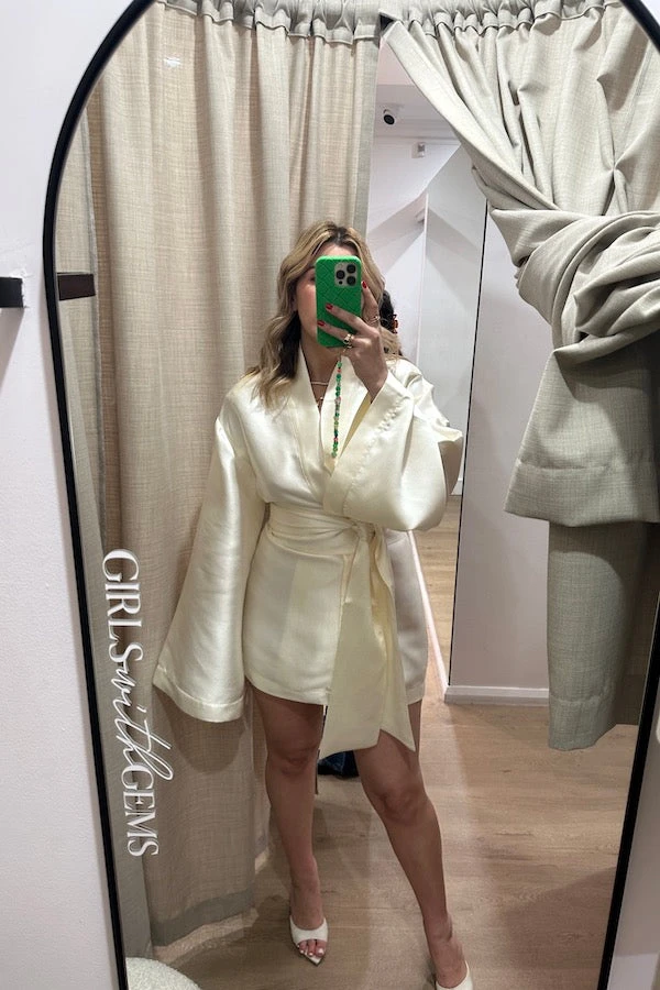 Rio Robe Short Ivory 4 Rio Robe Short Ivory - Image 2