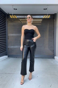 Brooke Leather Pants -Faithfull The Brand || Commando || Rebecca Vallance Shop IMG 0916