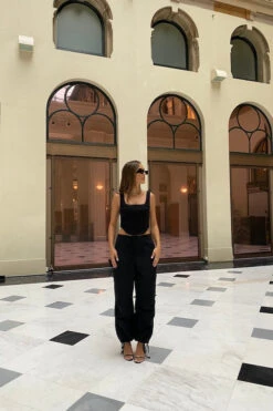 Cargo Link Pants Black -Faithfull The Brand || Commando || Rebecca Vallance Shop IMG 1511 8996d798 8f66 479d 8fd1 f60e4c73cf9e